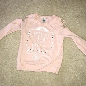 Pink long sleeve shirt